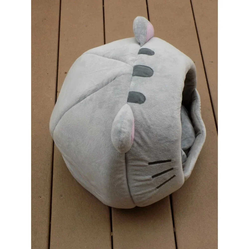 Cozy Comfy Plush Cat Bed Medium Cotton House Design